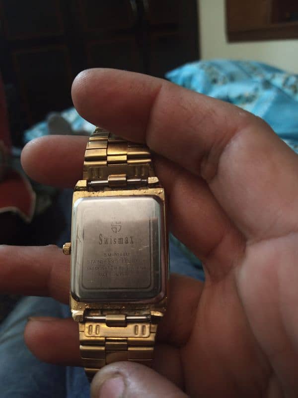 swissmax golden watch 4