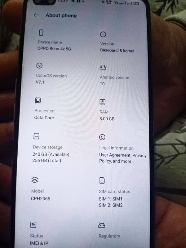 OPPO Reno 4z 5G, this mobile is in lush condition 4