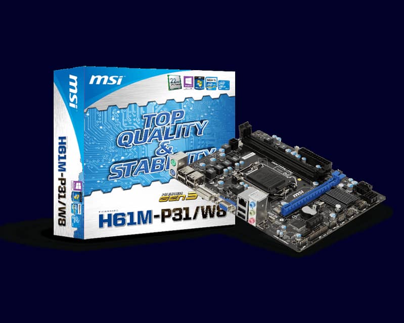 I7 3770 With MSI Motherboard - 3rd Gen Package, Read Description 0