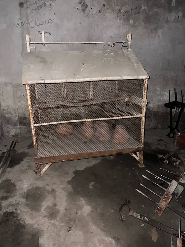 Cage / Birds cage / Hens Cage / Pinjra / Iron Cage / پرندوں کا پنجرا 15