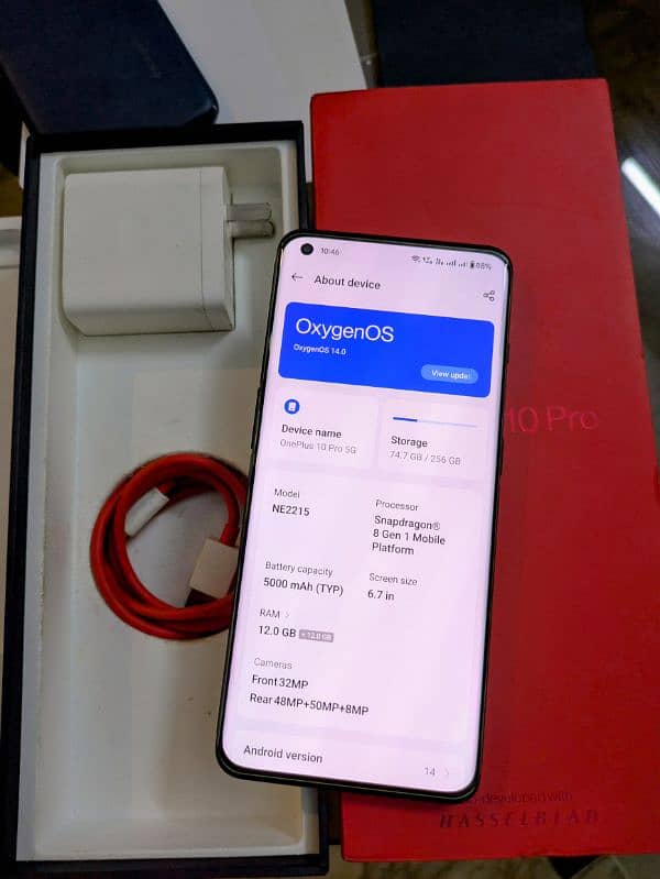 OnePlus 10 Pro 12gb/256gb Complete Box 6