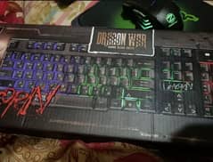 Professional Metal Gaming Keyboard RGB Backlit Mechanical Keyboard