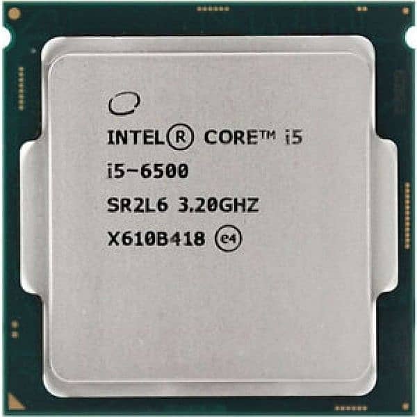 core i5 6thgen (6500) with heatsink 0