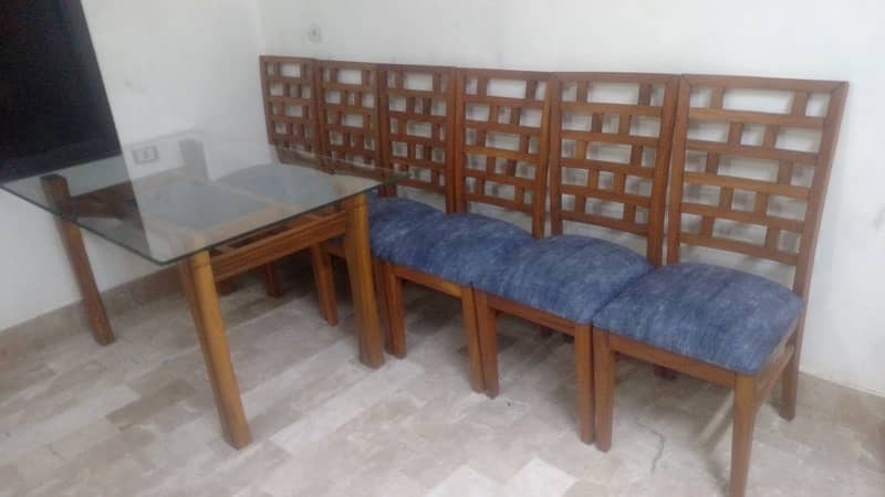 Six Seater Dinning Table Pure Wooden 2