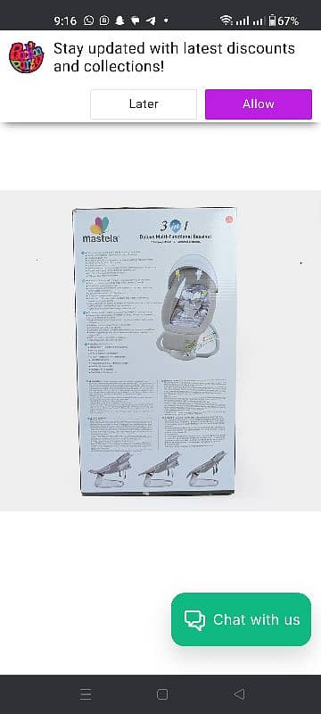 Mastela 3 in 1 Deluxe Multi-function Baby Swing 1