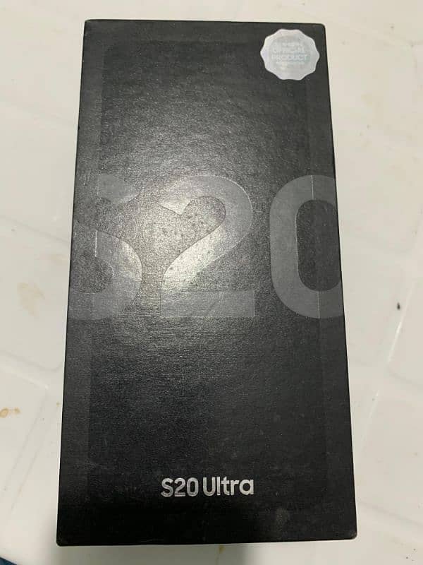 S20 ULTRA LTE OFFICIAL PTA APPROVED WITH ORIGINAL IMEI MATCH BOX ONLY 0