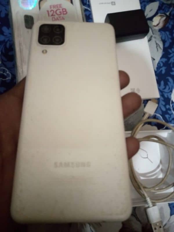 Samsung Galaxy A12 Good condition Good Battery Time Original Phone 7