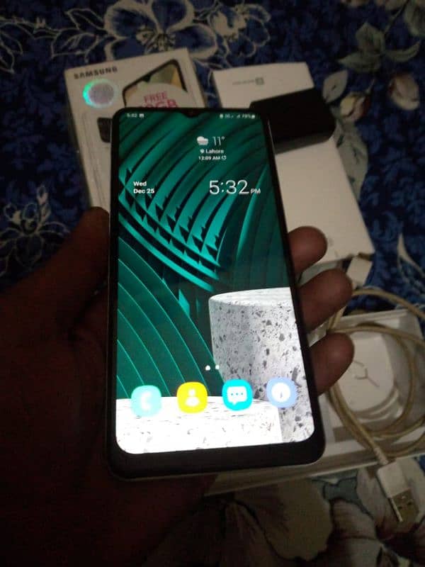 Samsung Galaxy A12 Good condition Good Battery Time Original Phone 10