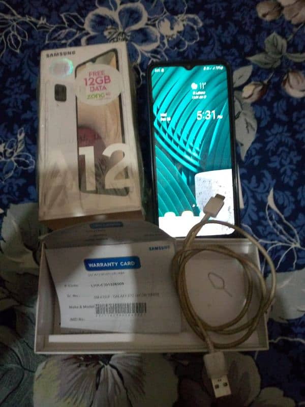 Samsung Galaxy A12 Good condition Good Battery Time Original Phone 11