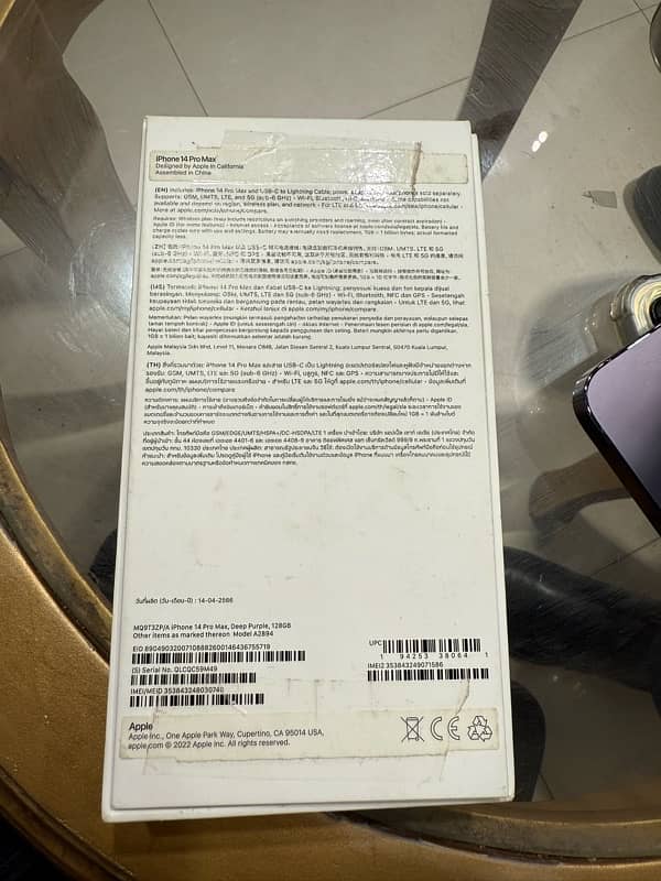 IPHONE 14PRO MAX PTA APPROVED WITH BOX 11