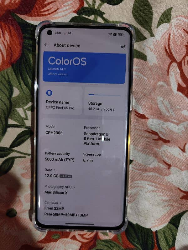 OPPO FIND X5 PRO 12GB 256GB GOBAL PHYSICAL DUAL SIM NON PTA GEN 1 11