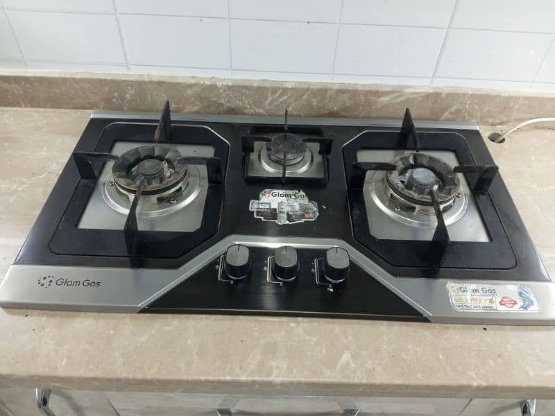 Glam Gas Chulla With Range Hood 0