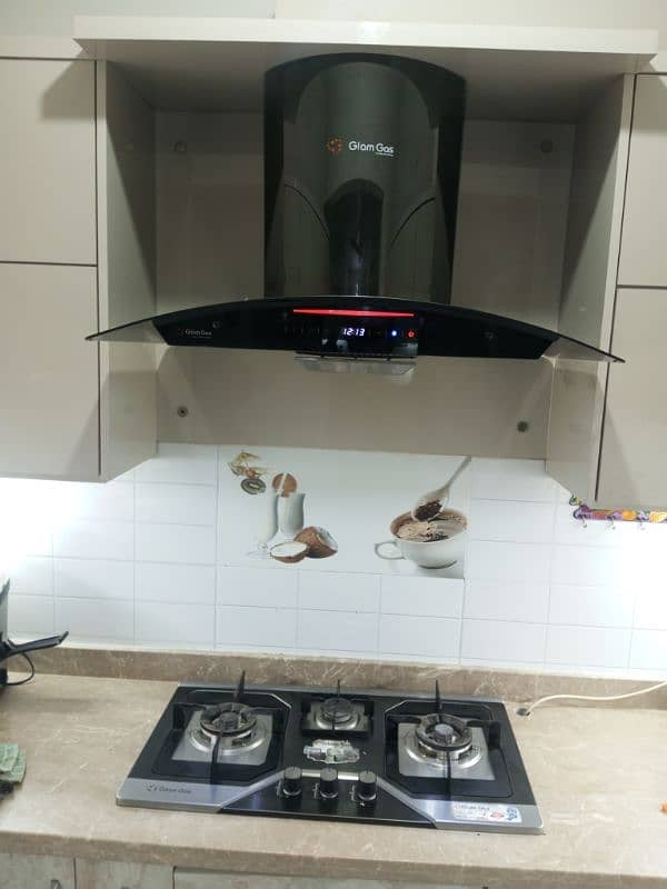 Glam Gas Chulla With Range Hood 3