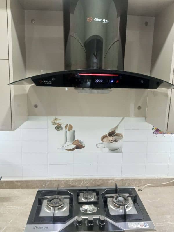 Glam Gas Chulla With Range Hood 6