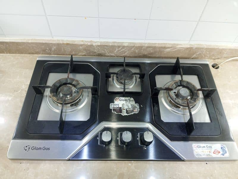 Glam Gas Chulla With Range Hood 7