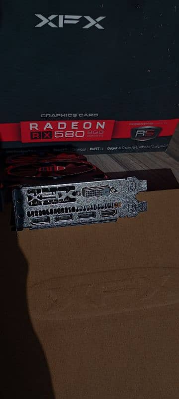 Amd Rx 580 xfx 8gb sealed with box No display 1