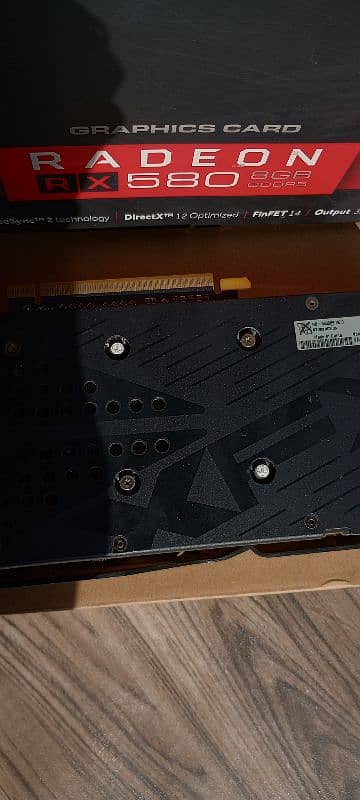 Amd Rx 580 xfx 8gb sealed with box No display 2