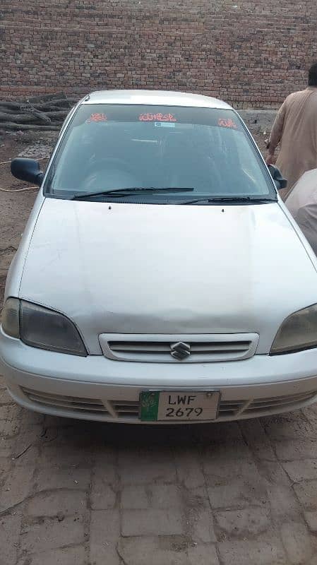 cultus car white colour in sahiwal city contact number 03456944880 4