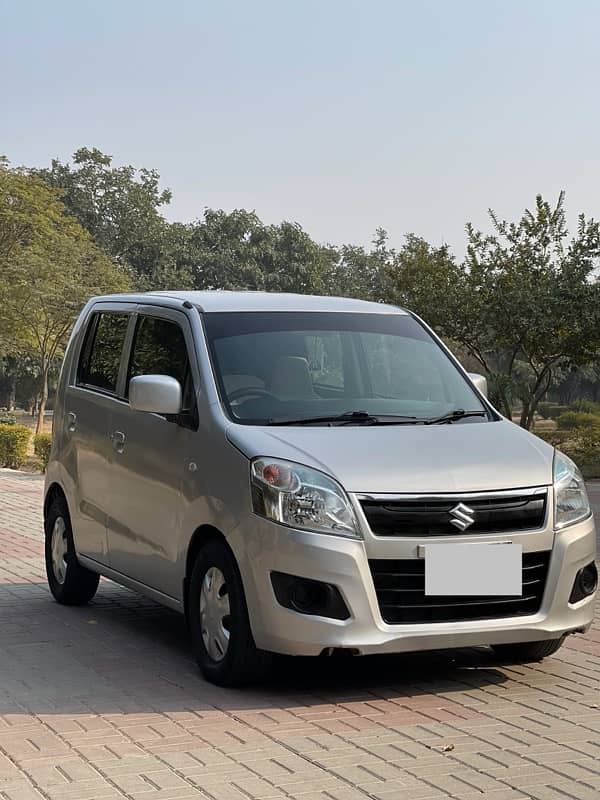 SUZUKI WAGON R VXL 2016 MODEL SILVER ORIGINAL PERFECT CAR 1