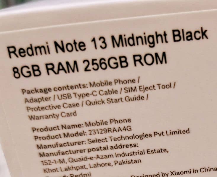 Redmi note 13 4G 6