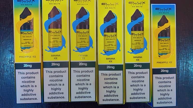 E-Lux Liquid Flavor *20mg* 10ml*For (Vapes+Pods) Banana/Pineapple 4