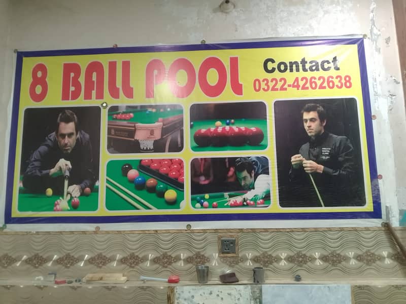 Snooker table well condition bataway wali game 1