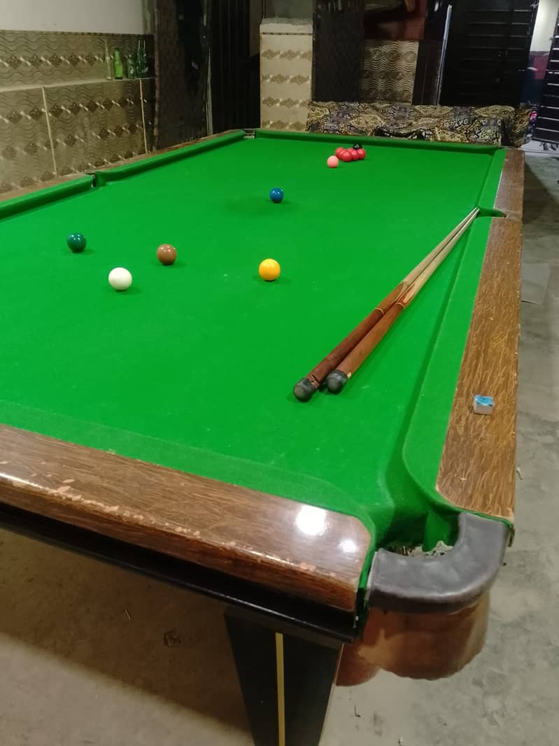 Snooker table well condition bataway wali game 7