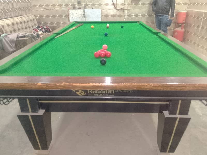 Snooker table well condition bataway wali game 9