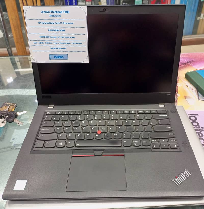 Lenovo Thinkpad T480, Corei7-8th Generation Laptop 2