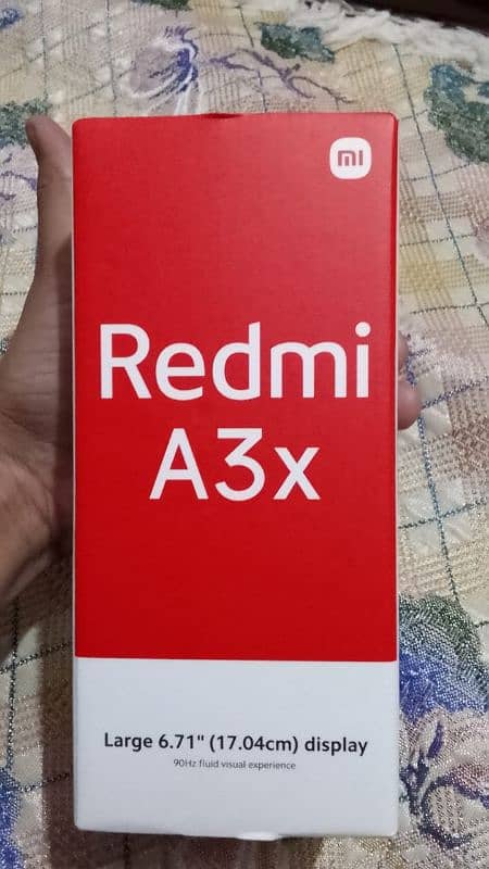 Redmi A3X, 3gb ram-64rom Brand New 1day used only with box 2