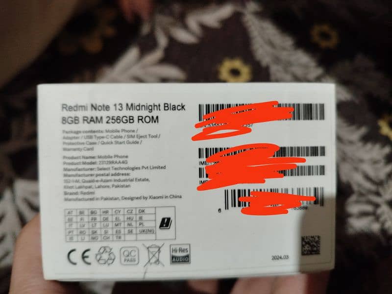 49000 Redmi note 13 open box just like new 5