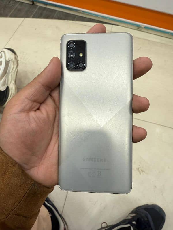 samsung a71 pta approved 8/128 box new oppend 0