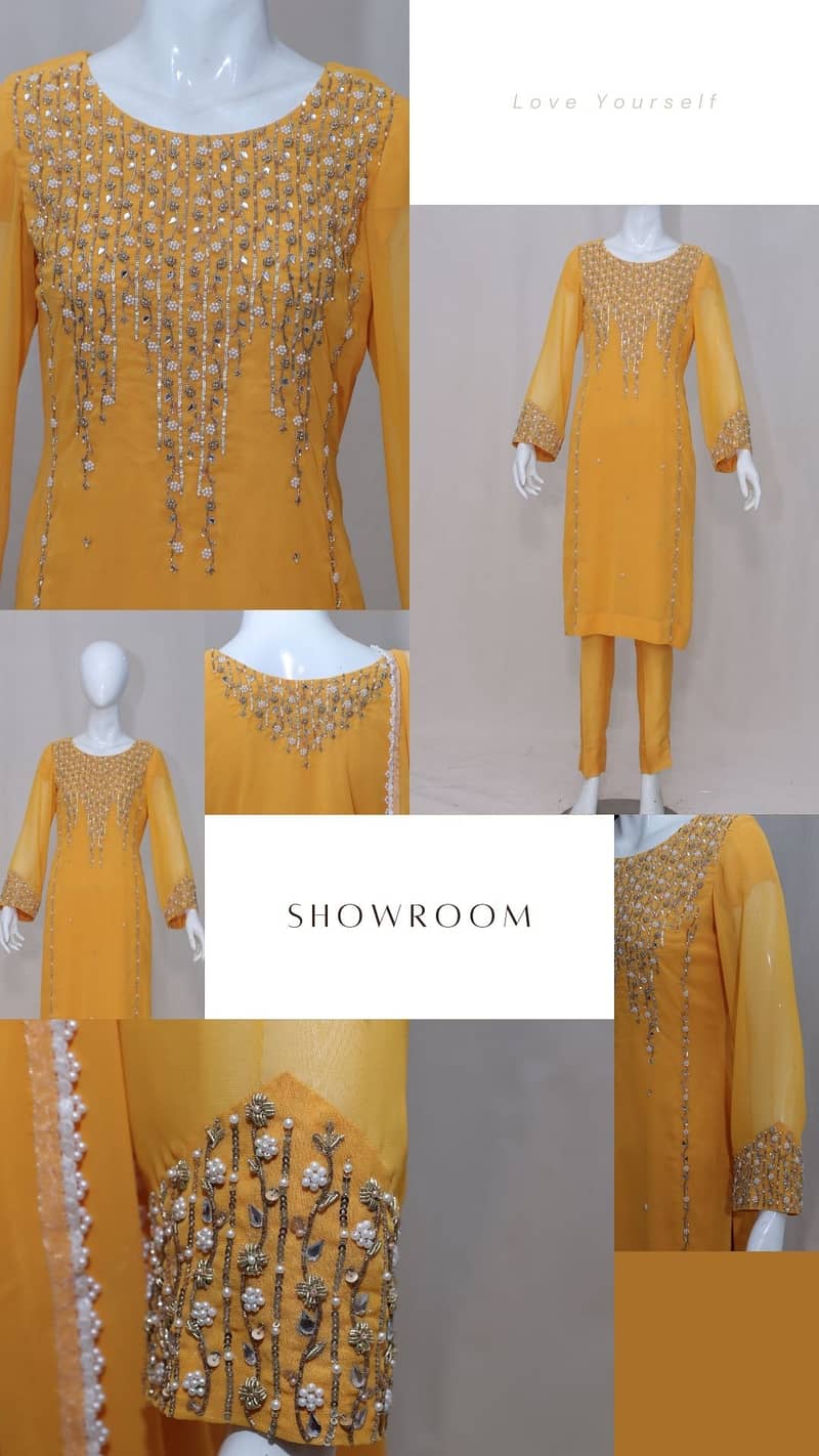 Bridal Party Wear Lehenga Maxi All wedding Dress Makers in lahore 7