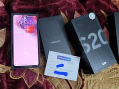 s20 plus official approved with box 8/128 Samsung Galaxy