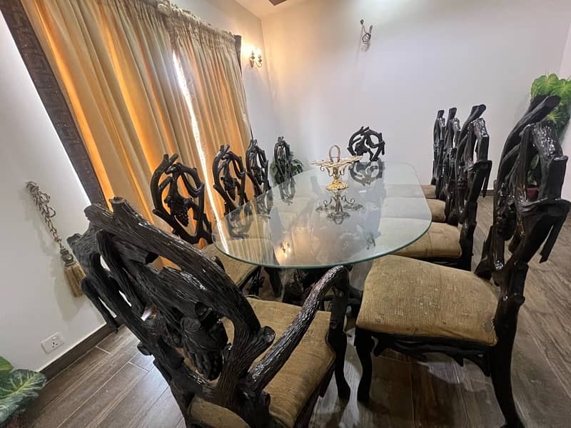 Chinioti high quality 10 chairs dining table 2