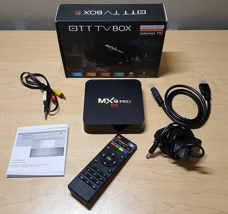 Smart Tv Box Mxq 4k Quad Core 1g+8g 3