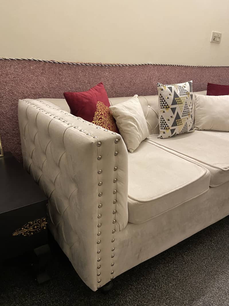 Luxury 10 seater sofa set in Excellent condition 4