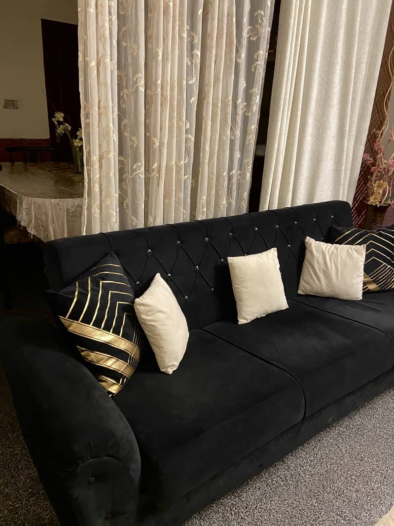 Luxury 10 seater sofa set in Excellent condition 6