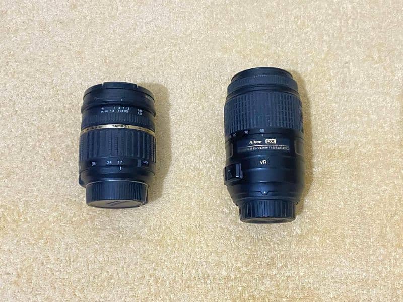 Nikon Af-S 55-300mm VR and 17-50mm f2.8 Tamron Lens For Nikon Cameras. 1