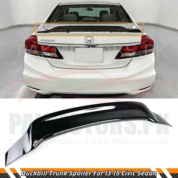 ducktail plastic spoiler for sale reborn rebirth grande city gli xli 7