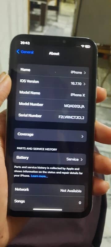 IPhone X urgent sale non pta 64gb 1