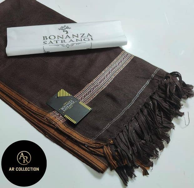 Stylish Plain Wool Shawl-Brown Fashion Accesory 1