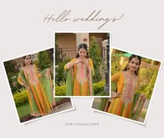 Mehndi Dress Maker/Bridal Dress Maker/wedding dress maker/Walima Dress