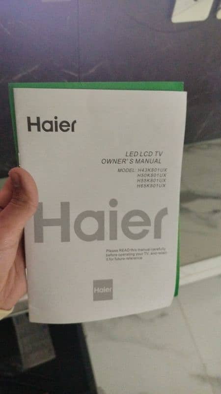 haier matrix tv be model 2024 H65K801UX 2