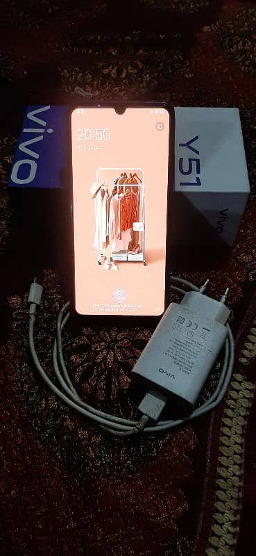 vivo y51 full box condition 10.9 4gb 128 gb 0