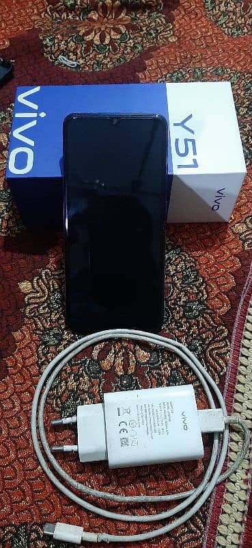 vivo y51 full box condition 10.9 4gb 128 gb 2