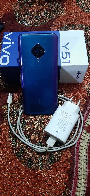 vivo y51 full box condition 10.9 4gb 128 gb 3