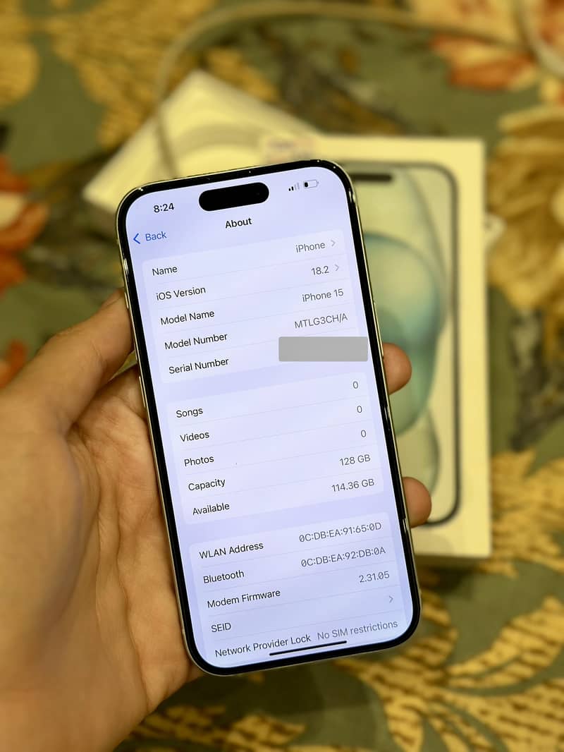 iPhone 15 128gb HK 10/10 Non-PTA Blue 1