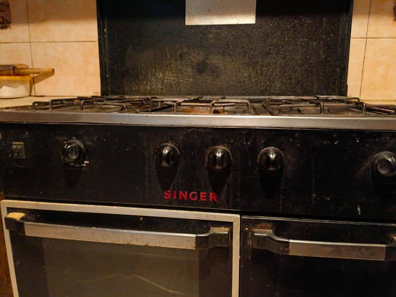 Singer 03 Burner Cooking Range with Oven 2