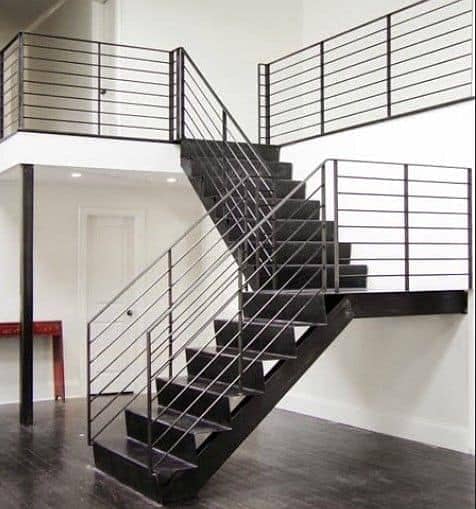 Stairs Steel Railing | Foot Railing | Steel work | Welding 0